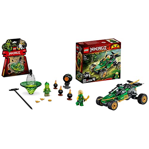 LEGO 70689 NINJAGO Lloyds Spinjitzu-Ninjatraining, Action-Spielzeug mit Ninja Spinner und Lloyd-Minifigur, ab 6 Jahre