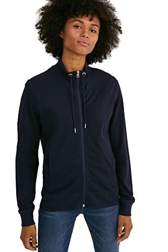 C&A Damen Strickjacke Stretch|Baumwolle Unifarben Regular Fit   / Größe: XS - XL