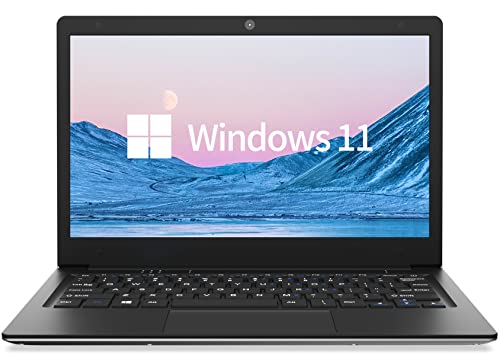 Jumper Notebook 11,6 Zoll, Laptop mit Windows 11, 4GB RAM + 64GB eMMC, WLAN, Intel Celeron, Bluetooth 4.2, USB3.0, Unterstüt 256GB TF Karte Erweiterung, mit QWERTZ Tastaturfolie