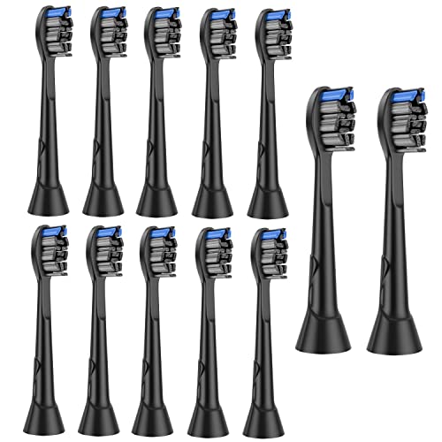 12pcs Ersatzbürsten Kompatibel mit Philips Sonicare elektrische Zahnbürste Aufsteckbürsten