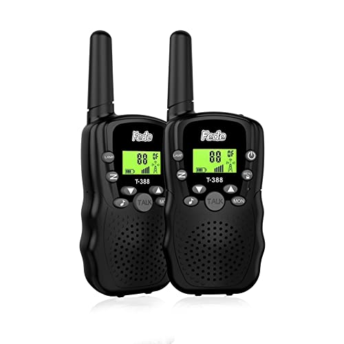 Fede Walkie Talkie Kinder, Mädchen Jungen Geschenke Spielzeug für 3 4 5 6 7 8 9 10 12 Jahren, Walkie Talkie für Kinder 8 Kanäle 2 Weg Radio 3KM Lange Reichweite Outdoor Abenteuer Camping