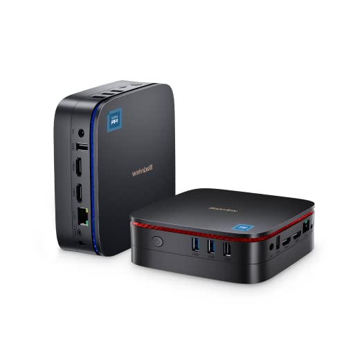 Blackview Mini PC Windows 11 Pro, MP60 Mini Computer mit 16GB DDR4 RAM 512GB M.2 SSD, Intel 11th. Gen N5095 Mini Desktop PC, Mini Gaming PC 4K HD Dual HDMI, Gigabit Ethernet, Schwarz