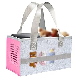 Tasche for toniebox Tonie, Aufbewahrung Box Tragetasche mit Griff, Zubehör Schutzhüllen-Organizer für über 30 Tonie Figuren für Toniebox Starter Set und Tonies Figur