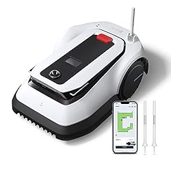 ECOVACS Goat G1 Mähroboter ohne Begrenzungskabel für Gärten bis 1600 qm AIVI 3D-Hindernisvermeidung, intelligente Routenplanung, Einstellung des verbotenen Bereichs, Videomanager